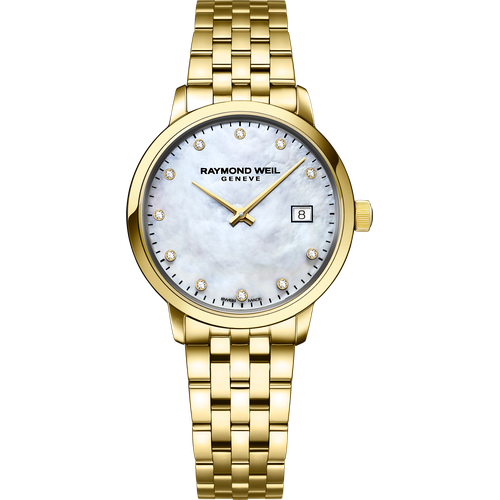 Raymond Weil Toccata Ladies Classic Gold Diamond Steel Quartz