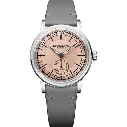 Raymond Weil Millesime Automatic Small Seconds Salmon Dial