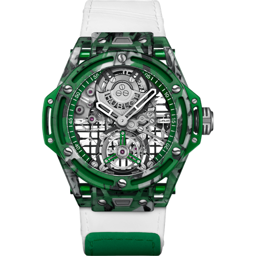 Hublot Big Bang Tourbillon Novak Djokovic Goat Edition Green