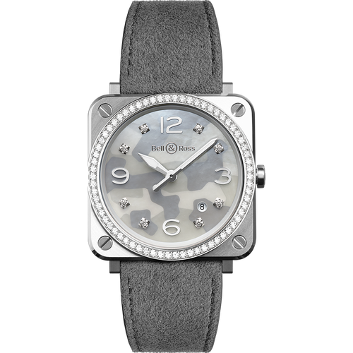 Bell & Ross BRS Grey Camouflage Diamonds