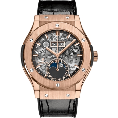 Hublot Classic Fusion Aerofusion Moonphase King Gold