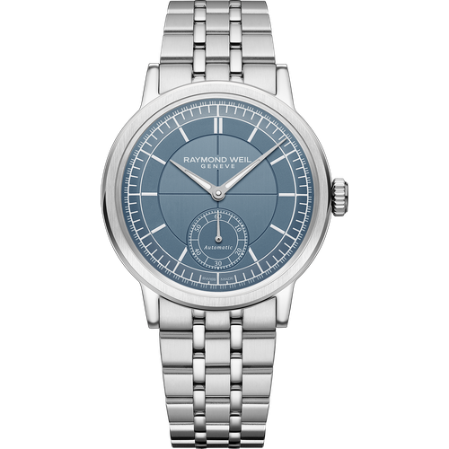 Raymond Weil Millesime Men's Automatic Small Seconds Denim Blue Dial Bracelet