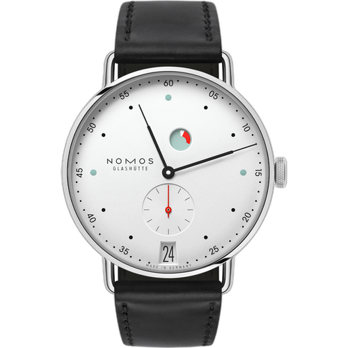 NOMOS Glashütte Metro date power reserve