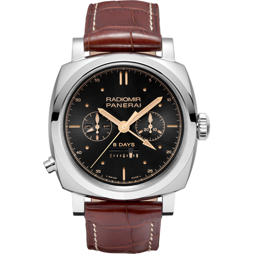 Panerai Radiomir 1940 Chrono Monopulsante 8 Days GMT Oro Bianco
