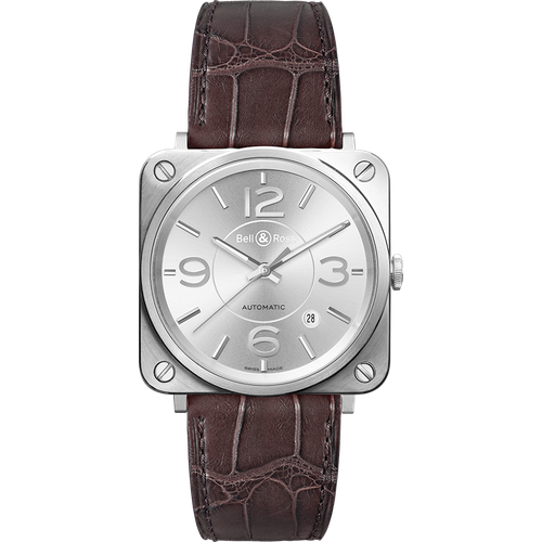 Bell & Ross BRS-92 Officer Silver