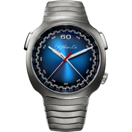H. Moser & Cie. Streamliner Flyback Chronograph Automatic Funky Blue