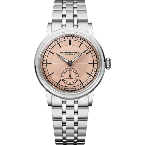 Raymond Weil Millesime Automatic Small Seconds Salmon Dial Bracelet