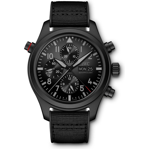 IWC Schaffhausen Pilot's Watch Double Chronograph TOP GUN Ceratanium®