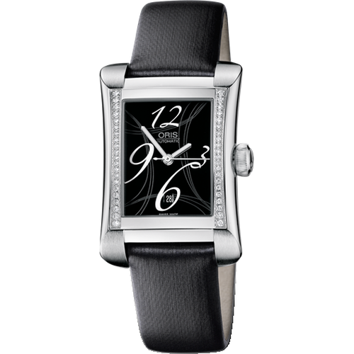 Oris Rectangular Date Diamonds