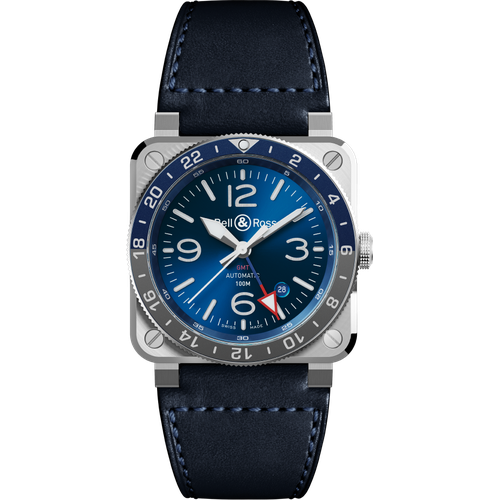 Bell & Ross BR-03 GMT Blue