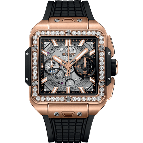Hublot Square Bang Unico King Gold Diamonds