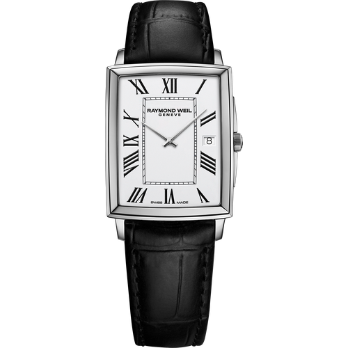 Raymond Weil Toccata Men's Stainless Steel Leather Square Quartz