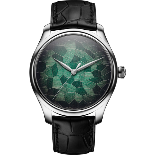 H. Moser & Cie. Endeavour Centre Seconds Mosaic Green Fumé