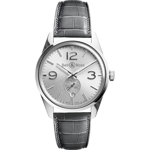 Bell & Ross BR 123 Officer Silver