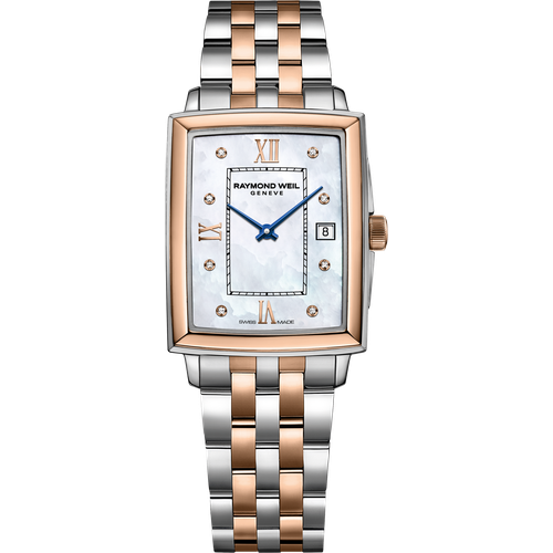 Raymond Weil Toccata Ladies Two-tone Rose Gold Quartz