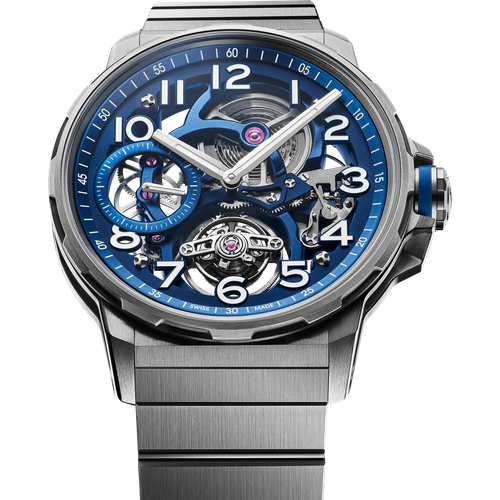Angelus Flying Tourbillon Titanium Blue