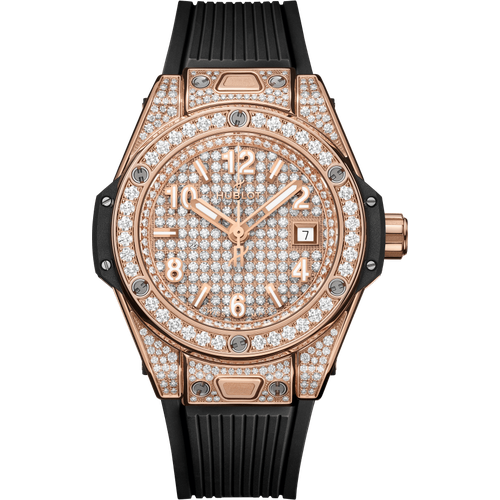 Hublot Big Bang One Click King Gold Full Pavé