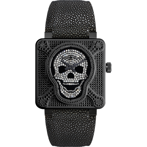 Bell & Ross BR 01 Skull Full Diamond