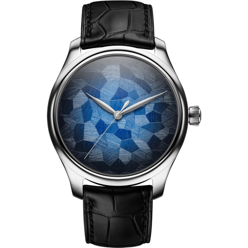 H. Moser & Cie. Endeavour Centre Seconds Mosaic Blue Fumé