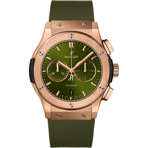 Hublot Classic Fusion Chronograph King Gold Green