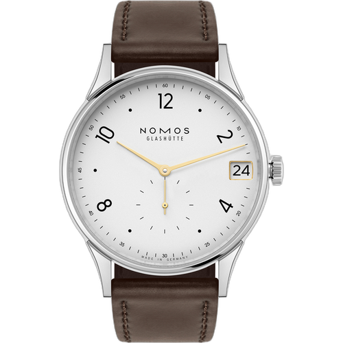 NOMOS Glashütte Minimatik 39 date gold