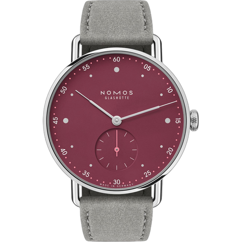NOMOS Glashütte Metro 33 muted red