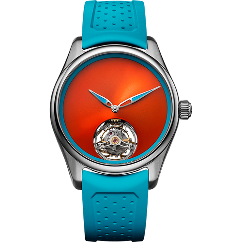 H. Moser & Cie. Pioneer Tourbillon Spiced Aqua