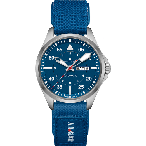 Hamilton Khaki Aviation Pilot Day Date Auto Air-Glaciers Edition