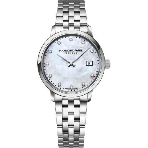 Raymond Weil Toccata Ladies White Mother-of-Pearl Diamond Quartz