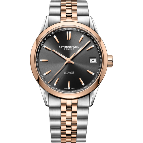 Raymond Weil Freelancer Men's Automatic Classic Two-Tone Black Dial Date