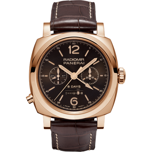 Panerai Radiomir 1940 Chrono Monopulsante 8 Days GMT Oro Rosso