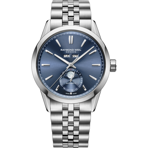 Raymond Weil Freelancer Automatic Complete Calendar Blue Sunray Dial