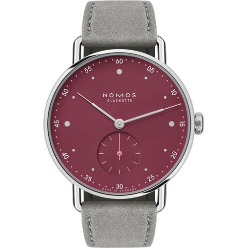 NOMOS Glashütte Metro 33 muted red