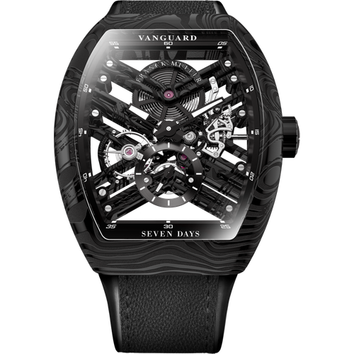 Franck Muller Vanguard Damascus Steel Skeleton