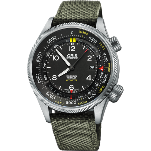 Oris Big Crown ProPilot Altimeter with Feet Scale
