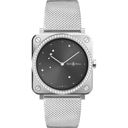 Bell & Ross BRS Grey Diamond Eagle Diamonds