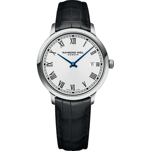 Raymond Weil Toccata Men's Classic White Dial Leather Quartz