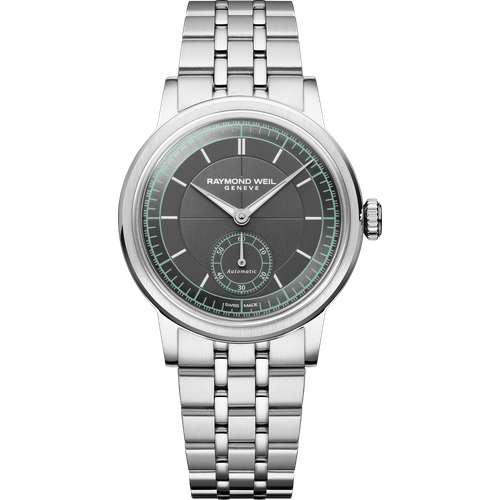 Raymond Weil Millesime Automatic Small Seconds Menthol Minute Track Bracelet