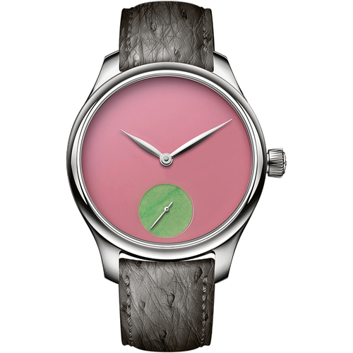 H. Moser & Cie. Endeavour Small Seconds Concept POP Pink opal and burmese jade