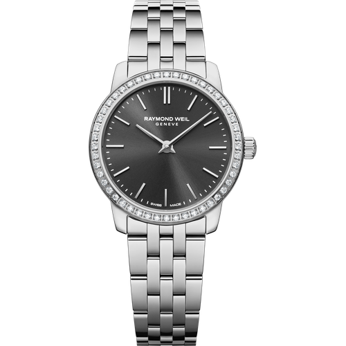 Raymond Weil Toccata Ladies Classic Diamond Stainless Steel Black Dial Quartz