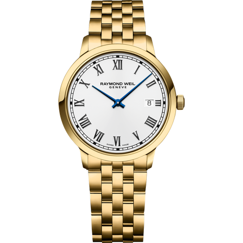 Raymond Weil Toccata Men's Classic Gold PVD White Dial Quartz