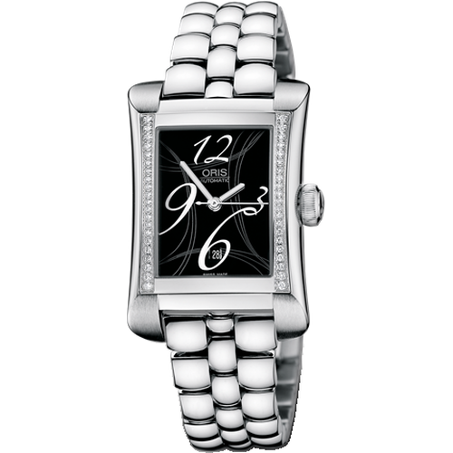 Oris Rectangular Date Diamonds