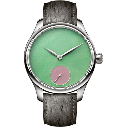 H. Moser & Cie. Endeavour Small Seconds Concept POP Burmese jade and pink opal