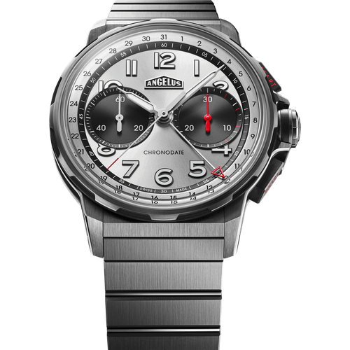 Angelus Chronodate Titanium Magnetic Silver