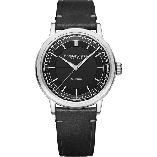 Raymond Weil Millesime Men's Automatic Black Leather Strap