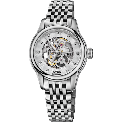 Oris Artelier Skeleton Diamonds