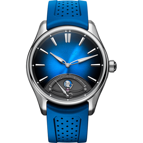 H. Moser & Cie. Pioneer Retrograde Seconds Midnight Blue