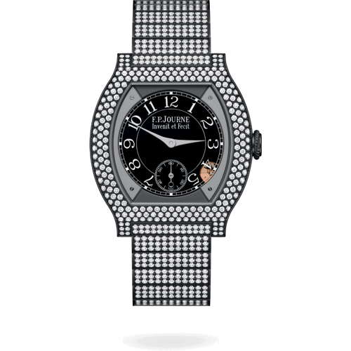 F.P. Journe Élégante 40 mm Titalyt® with 12 Rows of Diamonds and Set Bracelet
