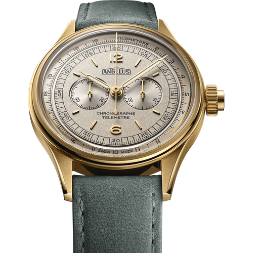 Angelus Chronographe Télémètre Yellow Gold White