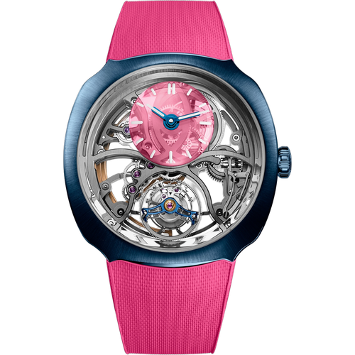 H. Moser & Cie. Streamliner Cylindrical Tourbillon Skeleton Alpine Unique Piece